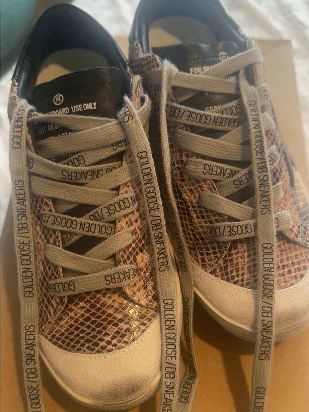 Golden Goose Superstar Pink Mesh Sneakers Size 36